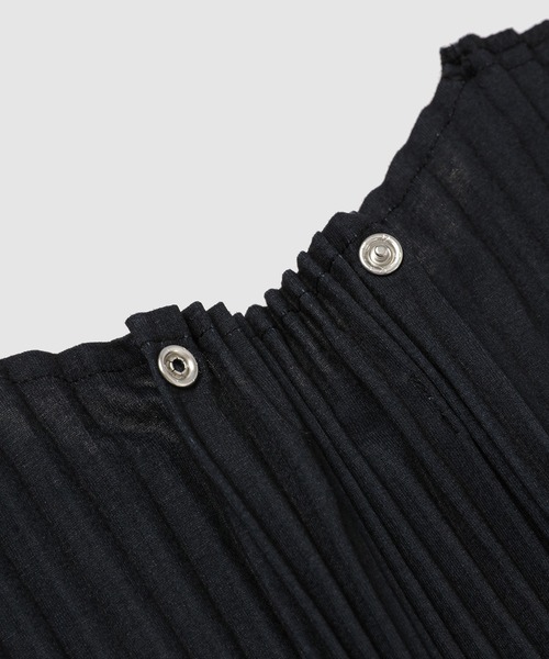 YOHEI OHNO（ヨウヘイオオノ）の「Pleats T-shirt（Tシャツ/カットソー・レディース・ホワイト系その他/ホワイト/ブラック/ブラック系その他・36）」の8枚目の写真