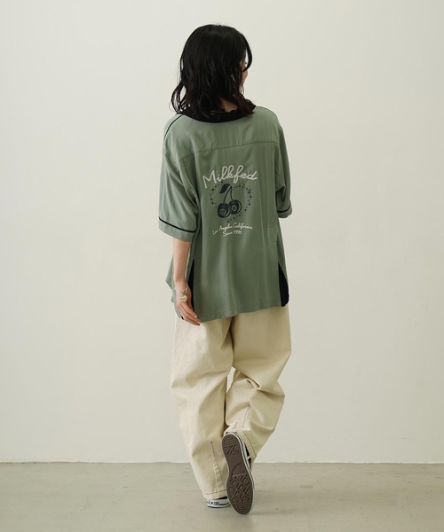 ブラウス シャツ CHERRIES BOWLING SHIRTS レディース CHERRIES BOWLING SHIRTS（シャツ/ブラウス）｜MILKFED.（ミルク