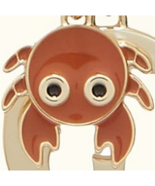 FURLA（フルラ）の「FURLA CRYSTAL KEYRING CRAB（キーホルダー・レディース・クリアレッド・ONE SIZE）」の2枚目の写真