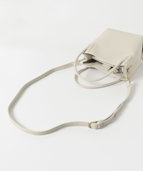 URBAN RESEARCH DOORS（アーバンリサーチドアーズ）の「2WAYハンドルバッグ（ハンドバッグ・レディース・ミント/アイボリー・ONE）」の8枚目の写真