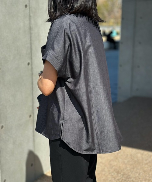 デニムライクオーバードルマンシャツ Emma Taylor│STYLEDOOR