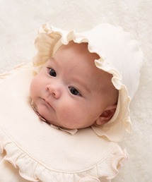 POMPKINS（ポプキンズ）の「【pompkins BABY/ポプキンズベビー】オーガニックコットンフライスボンネット（その他ベビー用品）」