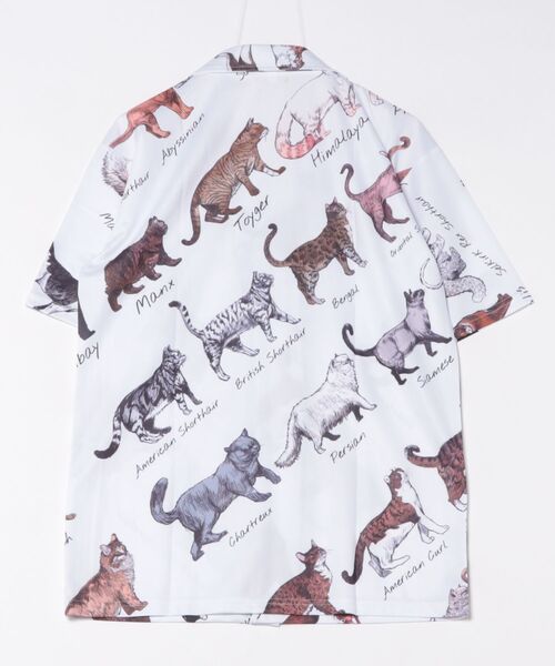 ABBEY MARKET(アビーマーケット)の「Purr Purr ルーズシルエット 猫総柄 とろみ 半袖シャツ(シャツ/ブラウス・レディース・その他1・MEDIUM)」の10枚目の写真
