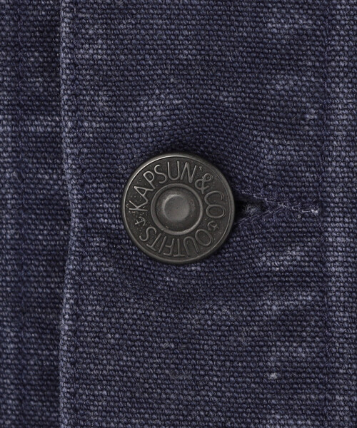 [KAPTAIN SUNSHINE]麻シルクシャンブレー カバーオール KAPTAIN SUNSHINE | カバーオールジャケット MEN