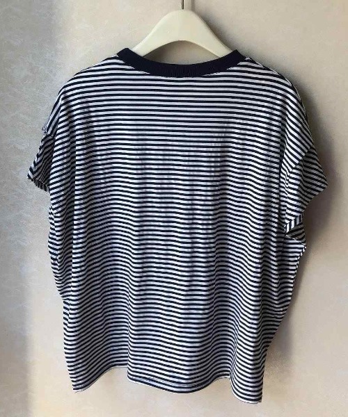 maison de LATIR(メゾンドラティール)の「タックスリーブ半袖カットソー(Tシャツ/カットソー・レディース・ブラウン/ホワイト/ネイビー/グレー/ブラック系その他/ブラック・ONESIZE)」の14枚目の写真
