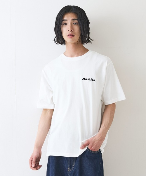 Dickies(ディッキーズ)の「【DICKIES/ディッキーズ】コットン100% バックプリント 刺繍 Tシャツ(Tシャツ/カットソー・メンズ・ホワイト系その他/ブラック系その他/グリーン系その他/ホワイト系その他2/ブラック系その他2/ブルー系その他2・MEDIUM/LARGE/X-LARGE)」の13枚目の写真