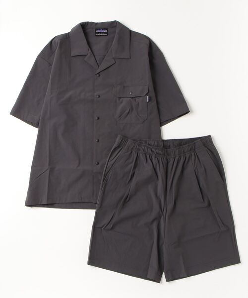 THOUSAND MILE(サウザンドマイル)の「【THOUSAND MILE】 SHORT SLEEVE SHIRT&SHORT PANTS SETショートスリーブシャツアンドショートパンツセット(シャツ/ブラウス・メンズ・ブラック/オリーブ/チャコール・X-LARGE/LARGE/MEDIUM)」の14枚目の写真