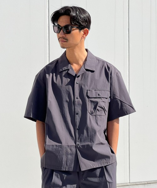 THOUSAND MILE(サウザンドマイル)の「【THOUSAND MILE】 SHORT SLEEVE SHIRT&SHORT PANTS SETショートスリーブシャツアンドショートパンツセット(シャツ/ブラウス・メンズ・ブラック/オリーブ/チャコール・X-LARGE/LARGE/MEDIUM)」の10枚目の写真