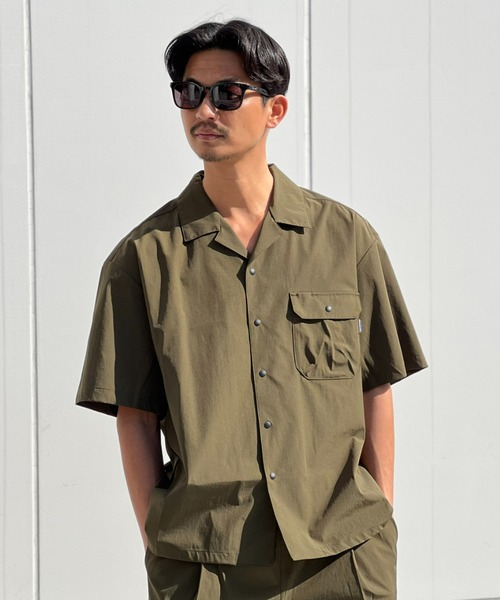 THOUSAND MILE(サウザンドマイル)の「【THOUSAND MILE】 SHORT SLEEVE SHIRT&SHORT PANTS SETショートスリーブシャツアンドショートパンツセット(シャツ/ブラウス・メンズ・ブラック/オリーブ/チャコール・X-LARGE/LARGE/MEDIUM)」の8枚目の写真