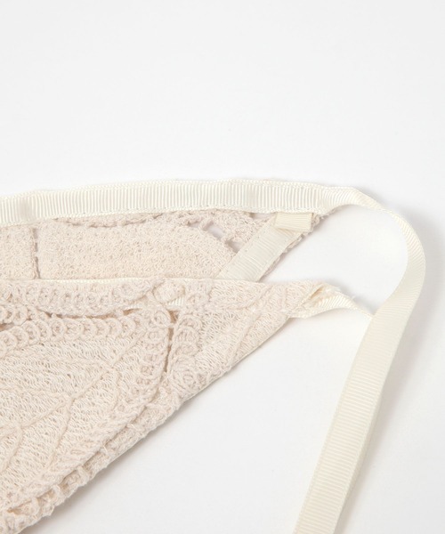 LEPSIM（レプシィム）の「マルチWAYレーススカーフ　321508（ストール/ショール・レディース・ホワイト/アイボリー・ONE SIZE）」の7枚目の写真