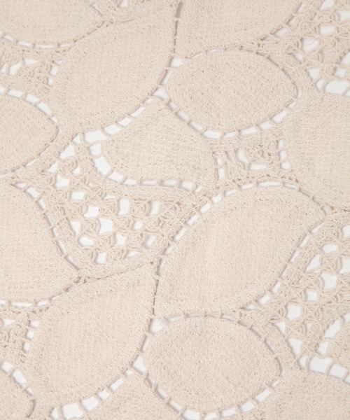 LEPSIM（レプシィム）の「マルチWAYレーススカーフ　321508（ストール/ショール・レディース・ホワイト/アイボリー・ONE SIZE）」の9枚目の写真