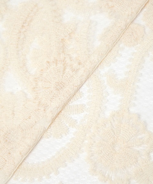 LEPSIM（レプシィム）の「マルチWAYレーススカーフ　321508（ストール/ショール・レディース・ホワイト/アイボリー・ONE SIZE）」の15枚目の写真