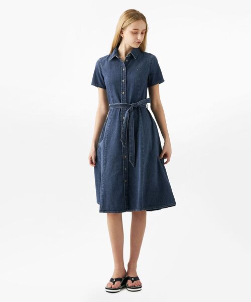 新作*SPORTMAX* フィオリトデニムミディドレス ワンピース セール】タイトミニデニムワンピース（ワンピース）｜Lace