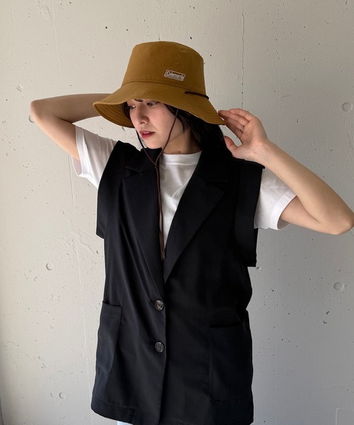 COLEMAN（コールマン）の「【Coleman】171-0103 CNダウンハット（ハット・メンズ・マスタード/ブラック・FREE）」の7枚目の写真