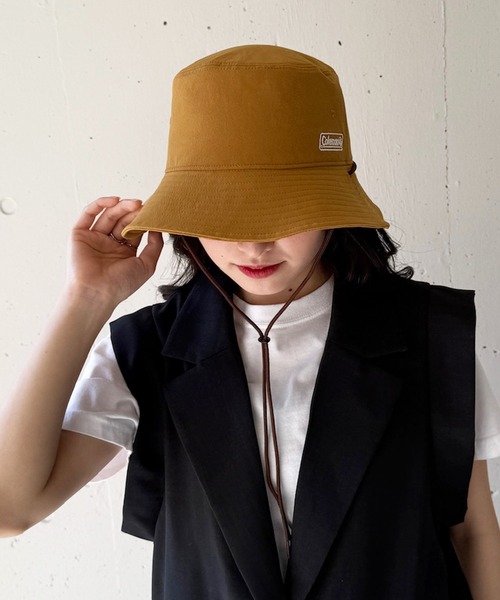 COLEMAN（コールマン）の「【Coleman】171-0103 CNダウンハット（ハット・メンズ・マスタード/ブラック・FREE）」の4枚目の写真