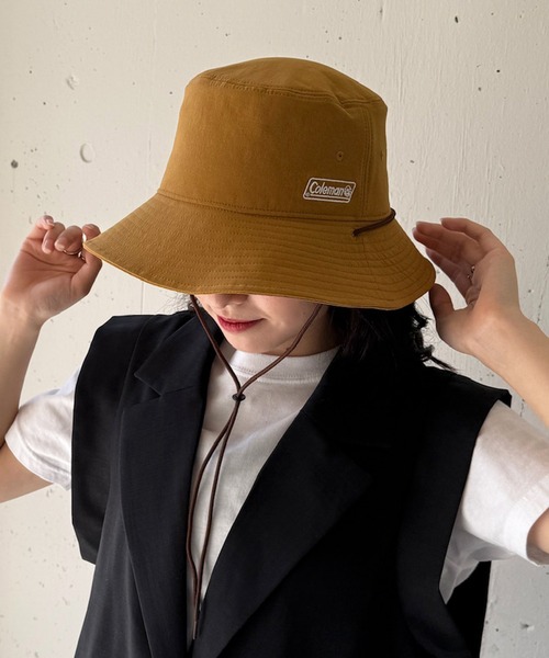 COLEMAN（コールマン）の「【Coleman】171-0103 CNダウンハット（ハット・メンズ・マスタード/ブラック・FREE）」の5枚目の写真