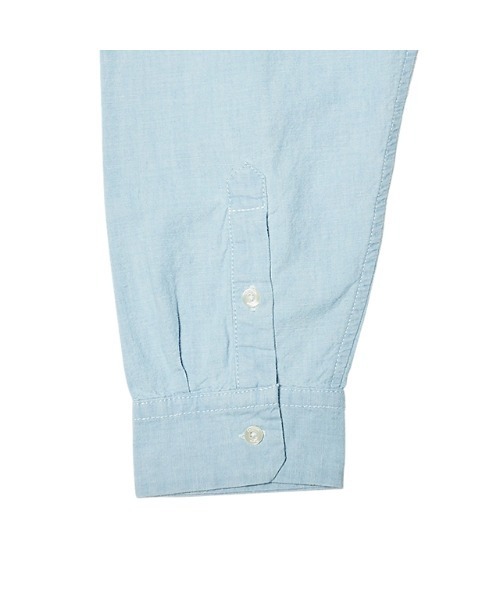 Onitsuka Tiger(オニツカタイガー)の「OVERSIZED DENIM SHIRT / オーバーサイズドデニムシャツ(シャツ/ブラウス・レディース・ブルー/ライトブルー・XL/S/M/L)」の9枚目の写真