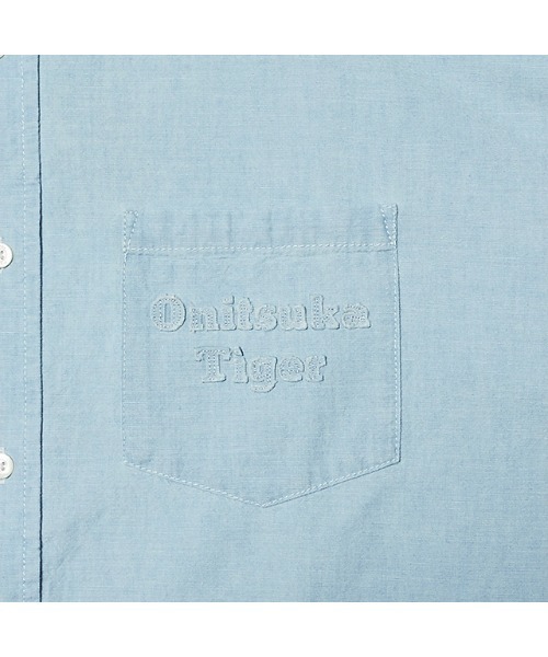 Onitsuka Tiger(オニツカタイガー)の「OVERSIZED DENIM SHIRT / オーバーサイズドデニムシャツ(シャツ/ブラウス・レディース・ブルー/ライトブルー・XL/S/M/L)」の10枚目の写真