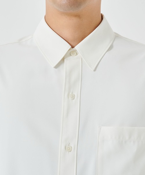 STUDIOUS（ステュディオス）の「【STUDIOUS】SUKENAI SHIRTS L/S / 透けないシャツ / 防シワ素材（シャツ/ブラウス・メンズ・ブラック/サックスブルー/ダークグレー/ホワイト・1/2）」の17枚目の写真
