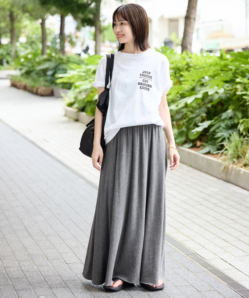 SLOBE IENA リラックスジャージーイージースカート 追加》リラックスジャージーイージースカート（スカート