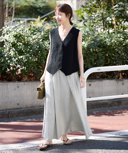 SLOBE IENA リラックスジャージーイージースカート　25SS 未着用新品 追加》リラックスジャージーイージースカート（その他スカート