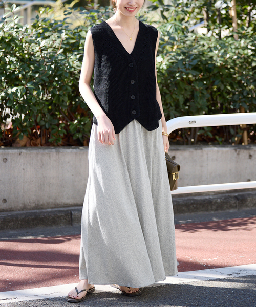 SLOBE IENA リラックスジャージーイージースカート 追加》リラックスジャージーイージースカート（スカート