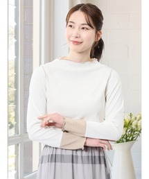 m.f.editorial | 【ストレッチ】m.f.エディトリアル レディース テレコ 長袖レイヤードインナー(Tシャツ/カットソー)