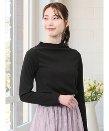 【ストレッチ】m.f.エディトリアル レディース テレコ 長袖レイヤードインナー