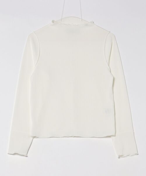 m.f.editorial（エムエフエディトリアル）の「【ストレッチ】m.f.エディトリアル レディース テレコ 長袖レイヤードインナー（Tシャツ/カットソー・レディース・ブラック/ホワイト/グレー系その他2/ベージュ・MEDIUM/LARGE）」の10枚目の写真