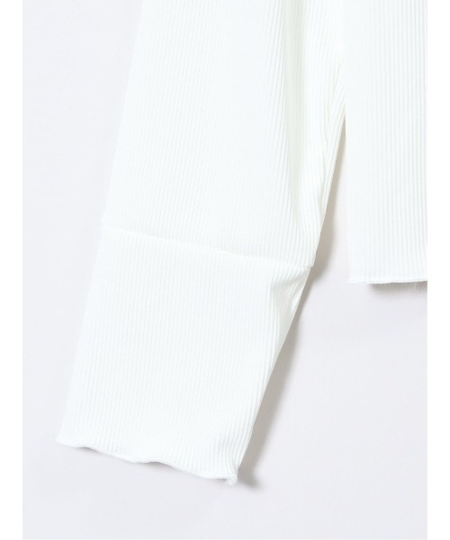 m.f.editorial（エムエフエディトリアル）の「【ストレッチ】m.f.エディトリアル レディース テレコ 長袖レイヤードインナー（Tシャツ/カットソー・レディース・ブラック/ホワイト/グレー系その他2/ベージュ・MEDIUM/LARGE）」の13枚目の写真