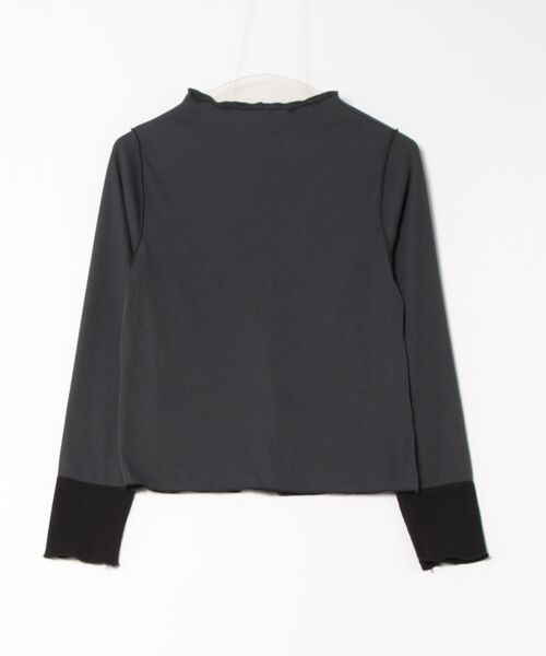 m.f.editorial（エムエフエディトリアル）の「【ストレッチ】m.f.エディトリアル レディース テレコ 長袖レイヤードインナー（Tシャツ/カットソー・レディース・ブラック/ホワイト/グレー系その他2/ベージュ・MEDIUM/LARGE）」の20枚目の写真