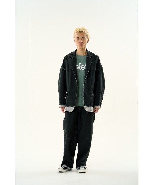 DISCOVERED（ディスカバード）の「SUITS SWEAT JACKET（テーラードジャケット・メンズ・グレー・SMALL/LARGE）」の14枚目の写真