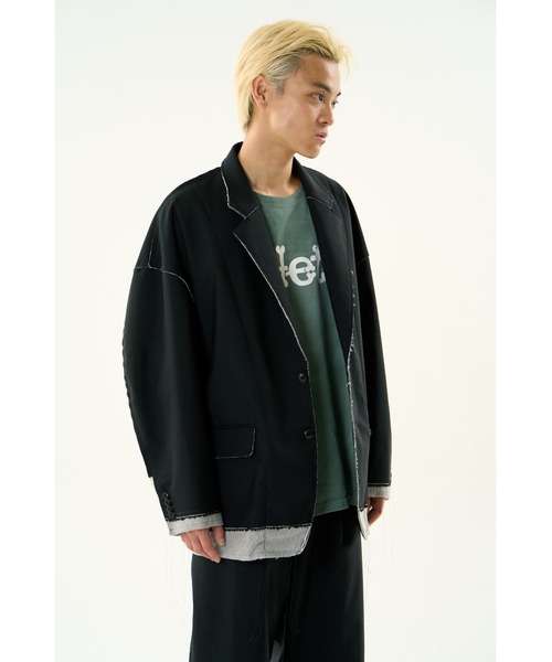 DISCOVERED（ディスカバード）の「SUITS SWEAT JACKET（テーラードジャケット・メンズ・グレー・SMALL/LARGE）」の13枚目の写真