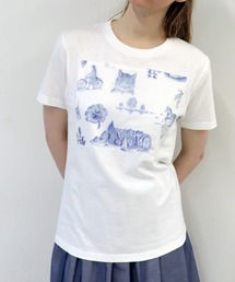 haupia - haupia アニマル　カットソー haupia｜ハウピアのTシャツ/カットソー（半袖）通販 - ZOZOTOWN