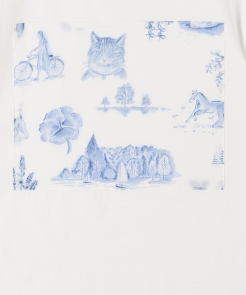 haupia（ハウピア）の「湖畔のレモンクリームパイ【Ｔシャツ】（Tシャツ/カットソー・レディース・ネイビー/ブラック/アイボリー/オフホワイト/ピンク・MEDIUM）」の22枚目の写真