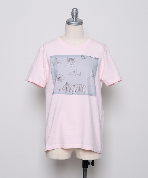 haupia（ハウピア）の「湖畔のレモンクリームパイ【Ｔシャツ】（Tシャツ/カットソー・レディース・ネイビー/ブラック/アイボリー/オフホワイト/ピンク・MEDIUM）」の15枚目の写真