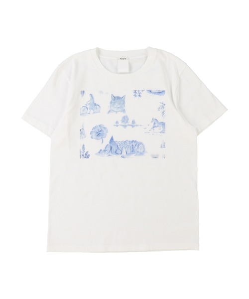 haupia（ハウピア）の「湖畔のレモンクリームパイ【Ｔシャツ】（Tシャツ/カットソー・レディース・ネイビー/ブラック/アイボリー/オフホワイト/ピンク・MEDIUM）」の10枚目の写真