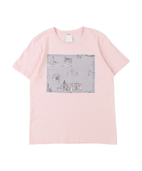 haupia（ハウピア）の「湖畔のレモンクリームパイ【Ｔシャツ】（Tシャツ/カットソー・レディース・ネイビー/ブラック/アイボリー/オフホワイト/ピンク・MEDIUM）」の8枚目の写真