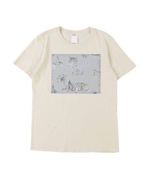 haupia（ハウピア）の「湖畔のレモンクリームパイ【Ｔシャツ】（Tシャツ/カットソー・レディース・ネイビー/ブラック/アイボリー/オフホワイト/ピンク・MEDIUM）」の6枚目の写真