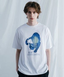BLAYMORE（ブレイモア）の「【BLAYMORE】Tears-Cat Graphic T / 猫 コレクションTシャツ（Tシャツ/カットソー）」