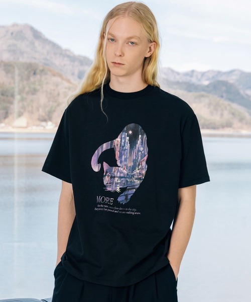 BLAYMORE（ブレイモア）の「【BLAYMORE】Tears-Cat Graphic T / 猫 コレクションTシャツ（Tシャツ/カットソー・メンズ・ブラック/ホワイト・M/S）」の15枚目の写真