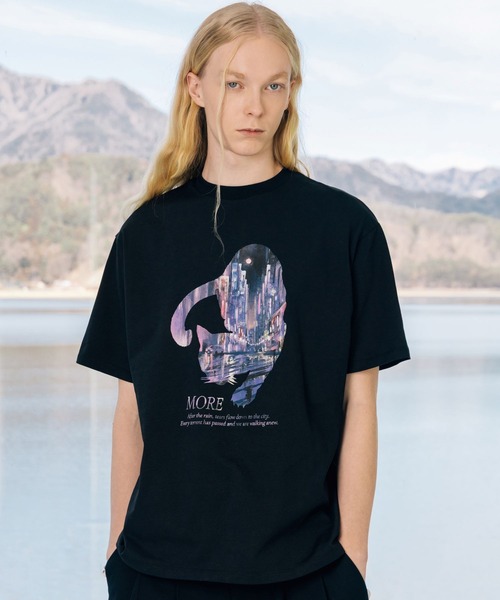 BLAYMORE（ブレイモア）の「【BLAYMORE】Tears-Cat Graphic T / 猫 コレクションTシャツ（Tシャツ/カットソー・メンズ・ブラック/ホワイト・M/S）」の16枚目の写真