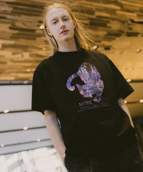 BLAYMORE（ブレイモア）の「【BLAYMORE】Tears-Cat Graphic T / 猫 コレクションTシャツ（Tシャツ/カットソー・メンズ・ブラック/ホワイト・M/S）」の17枚目の写真