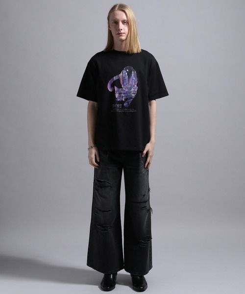 BLAYMORE（ブレイモア）の「【BLAYMORE】Tears-Cat Graphic T / 猫 コレクションTシャツ（Tシャツ/カットソー・メンズ・ブラック/ホワイト・M/S）」の20枚目の写真