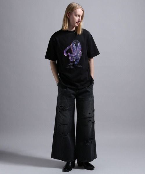 BLAYMORE（ブレイモア）の「【BLAYMORE】Tears-Cat Graphic T / 猫 コレクションTシャツ（Tシャツ/カットソー・メンズ・ブラック/ホワイト・M/S）」の21枚目の写真