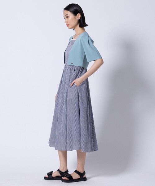 TOCCA（トッカ）の「CREPE BOLERO ボレロ（カーディガン/ボレロ・レディース・アイボリー系/ライトグリーン系/ピンク系・SMALL/MEDIUM）」の22枚目の写真