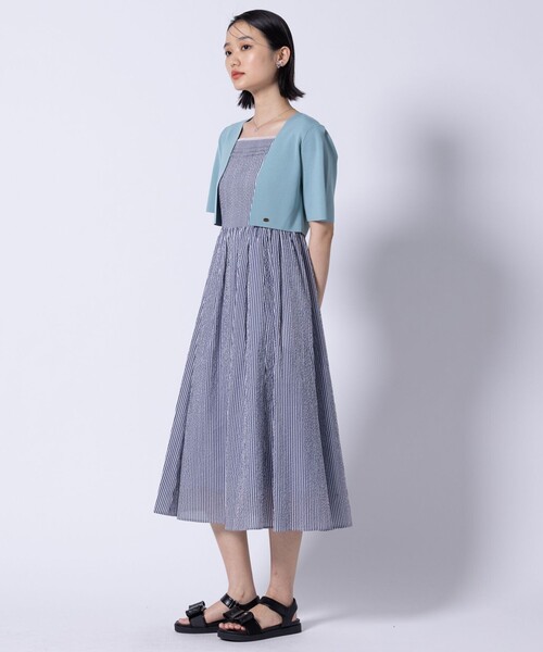 TOCCA（トッカ）の「CREPE BOLERO ボレロ（カーディガン/ボレロ・レディース・アイボリー系/ライトグリーン系/ピンク系・SMALL/MEDIUM）」の21枚目の写真