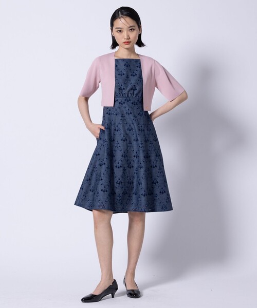 TOCCA（トッカ）の「CREPE BOLERO ボレロ（カーディガン/ボレロ・レディース・アイボリー系/ライトグリーン系/ピンク系・SMALL/MEDIUM）」の19枚目の写真