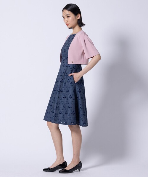 TOCCA（トッカ）の「CREPE BOLERO ボレロ（カーディガン/ボレロ・レディース・アイボリー系/ライトグリーン系/ピンク系・SMALL/MEDIUM）」の18枚目の写真