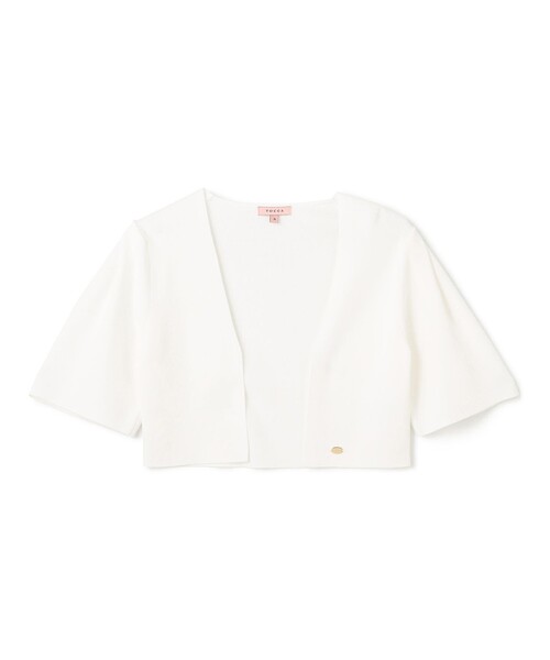 TOCCA（トッカ）の「CREPE BOLERO ボレロ（カーディガン/ボレロ・レディース・アイボリー系/ライトグリーン系/ピンク系・SMALL/MEDIUM）」の13枚目の写真